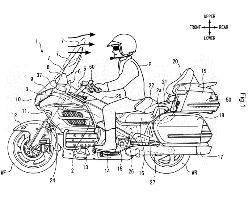Image taken from the patent application filed by Honda 